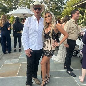 Black and Cream Lace Mini Dress